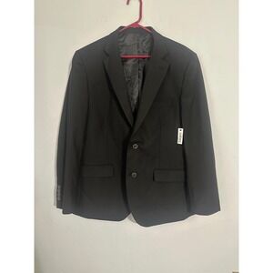 Amazon Essentials Men Classic Fit Black Wool Blend Blazer Sport Coat Size 44